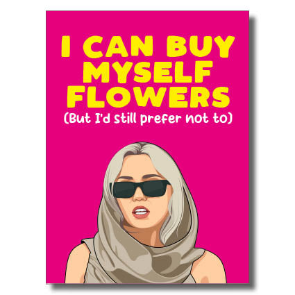Pink Buy Flowers Card #1 image
